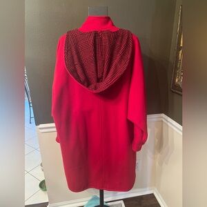 Vintage Herman Kay Lined/Hooded Soft Wool Coat